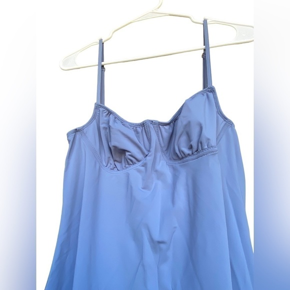 NWT WEWOREWHAT RUCHED CUP SPAGHETTI STRAP MIDI SLIP DRESS - Picture 5 of 6